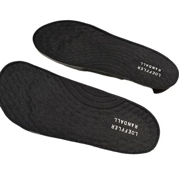 Loeffler Randall Ezra Rubber Sport Slides Clogs Gingham Bow Black - Picture 7 of 10